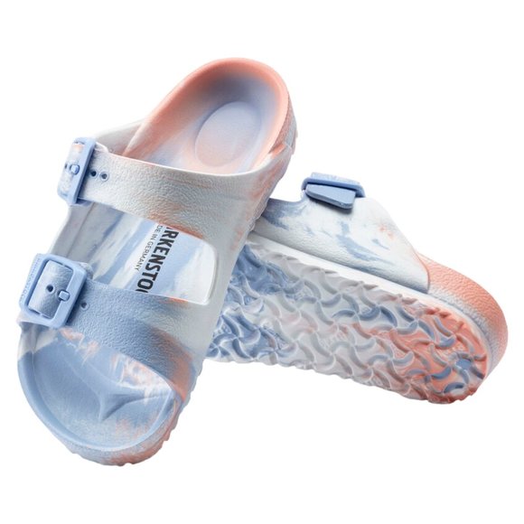 Birkenstock Arizona EVA Slip On Sandals Marble Kids - Picture 1 of 8